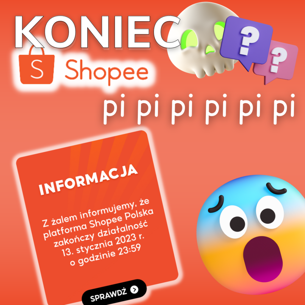 Shopee kończy działalność w Polsce z dniem 13.01.2013